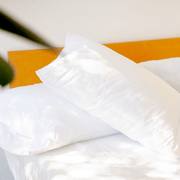2x Hotel Pillows & Pillowcase Set (Down Feather) - FluffCo | Hotel Comfort