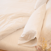 2x Hotel Pillows & Pillowcase Set (Down Feather) - FluffCo | Hotel Comfort