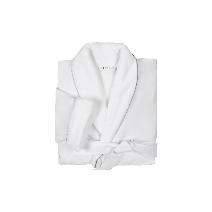 Luxury Bath Robe: Hotel Quality Microfiber Robe | FluffCo