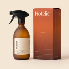 Hotelier Room Spray in Capri with terracotta box
