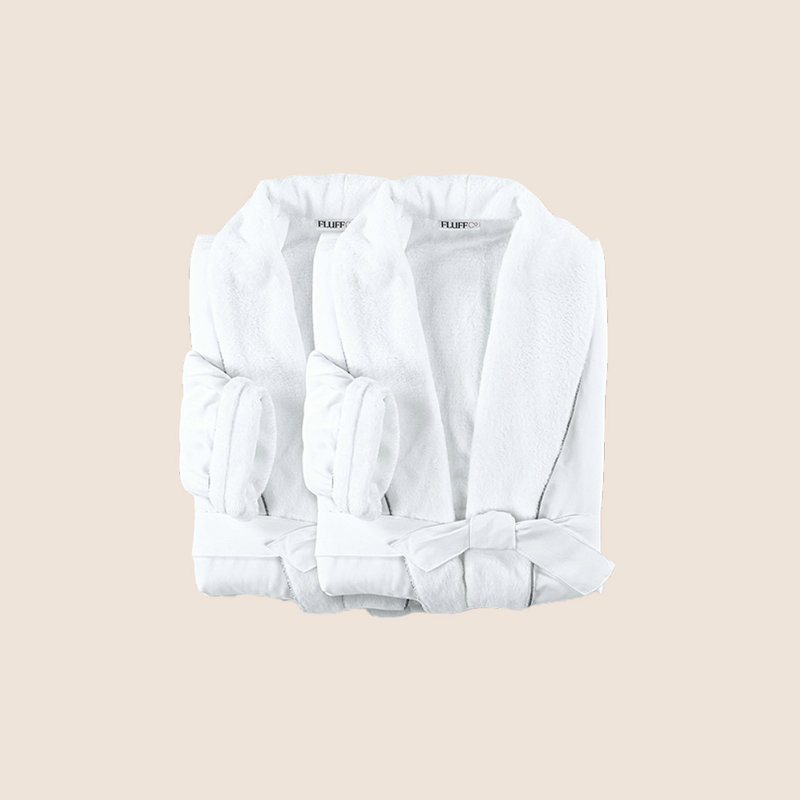 2-Piece Hotel Robes - FluffCo | Hotel Comfort
